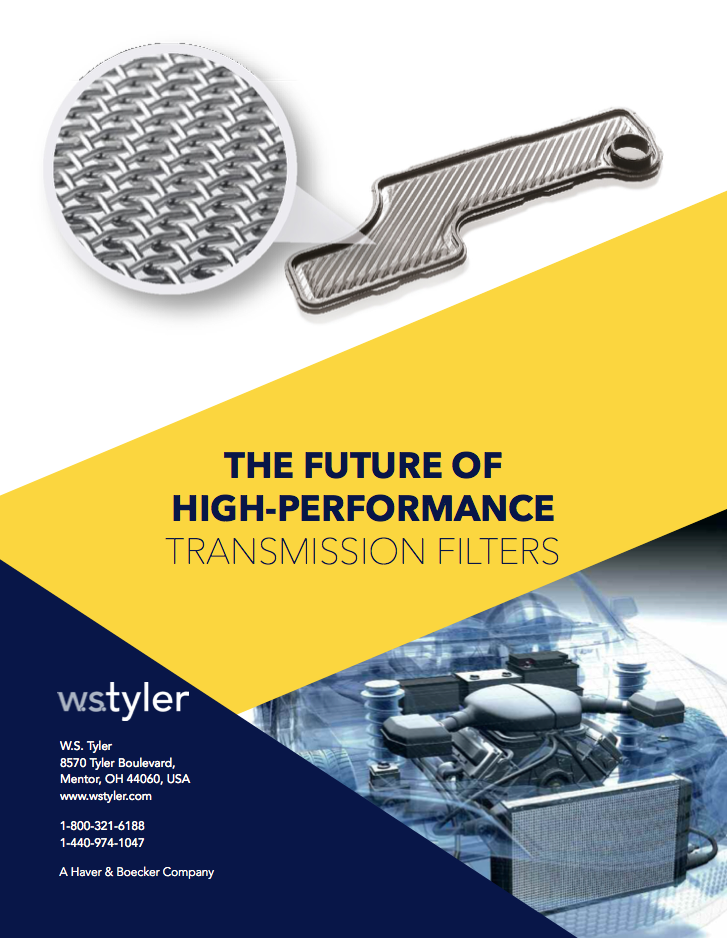 W.S. Tyler White Paper Transmission Filter