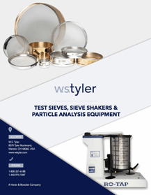 W.S Tyler Product Guide Brochure